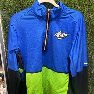 Nike Blue and Green Running Jacket